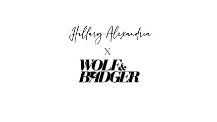 Hillary Alexandria Now Available on Wolf & Badger