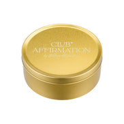 Gold container with 'Club Affirmation' text on a white background