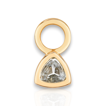 Ever 14k Gold Blue Topaz Earring Charm