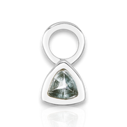 Ever Silver Blue Topaz Earring Charm