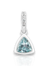 Maxi Sterling Silver Blue Topaz Charm