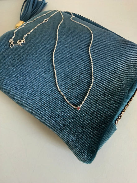 Sample Sale: Rhodolite Vi Necklace