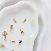 Ever Silver Blue Topaz Earring Charm