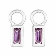 Ever Amethyst Earring Charm Pair