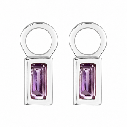 Ever Amethyst Earring Charm Pair