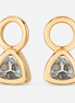 Ever Gold Blue Topaz Earring Charm Pair